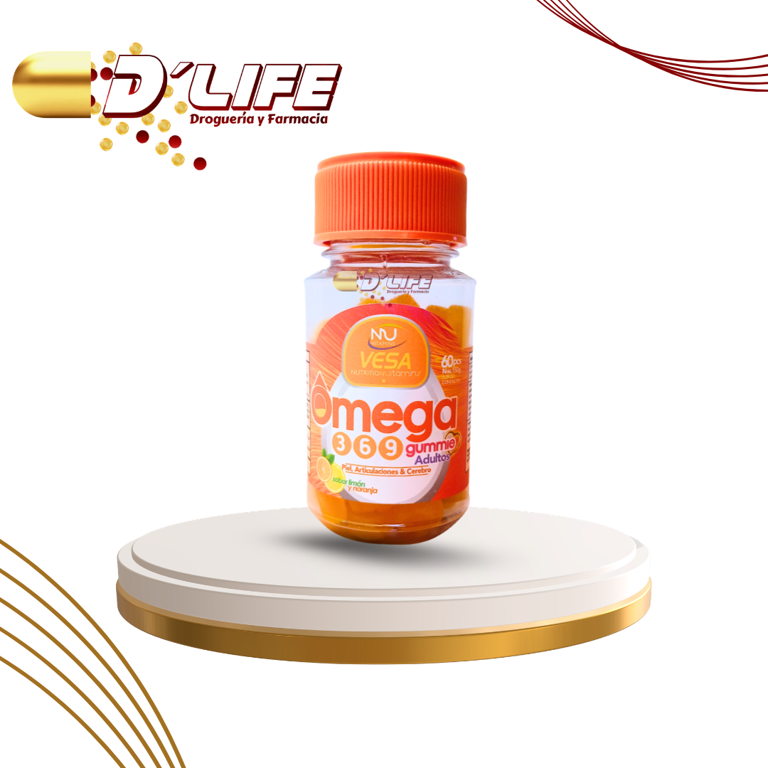 OMEGA 3+6+9 GOMITAS ADULTO X 60 CAPS. VESA