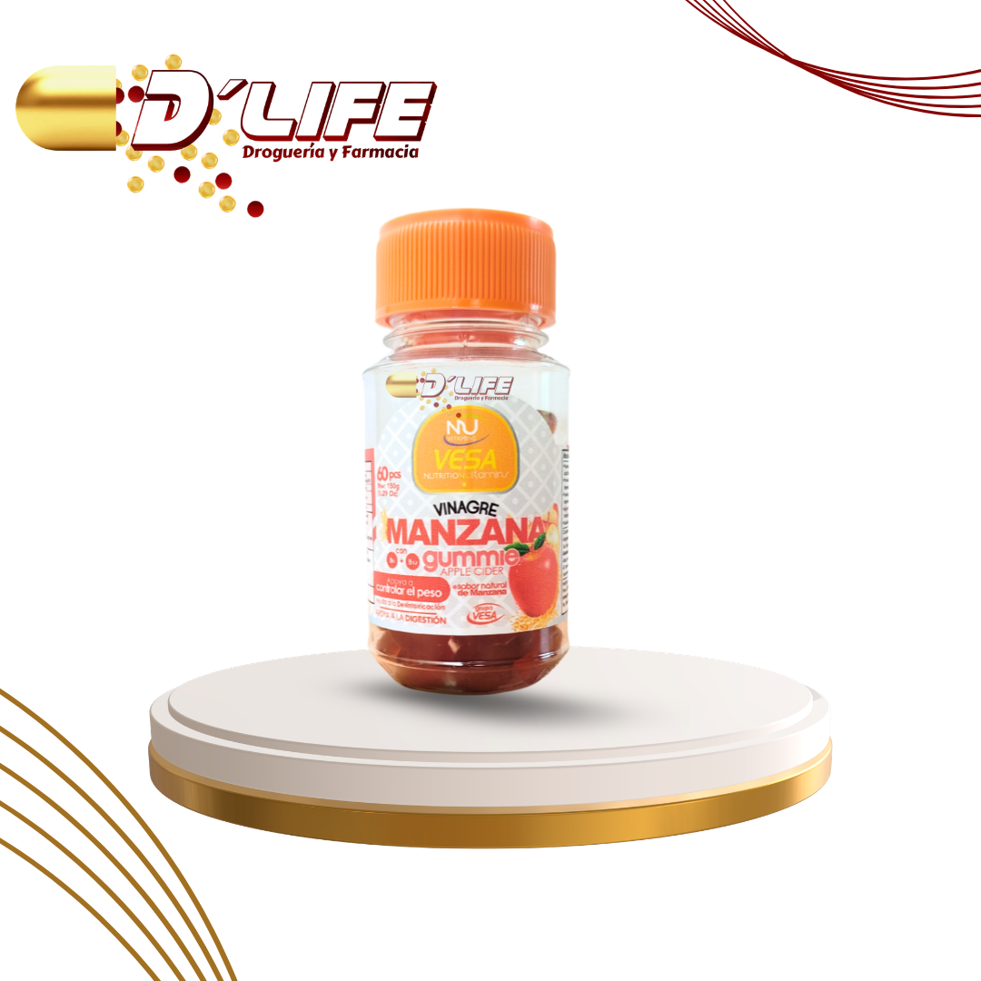 VINAGRE DE MANZANA GUMMY X 60 CAPS. VESA