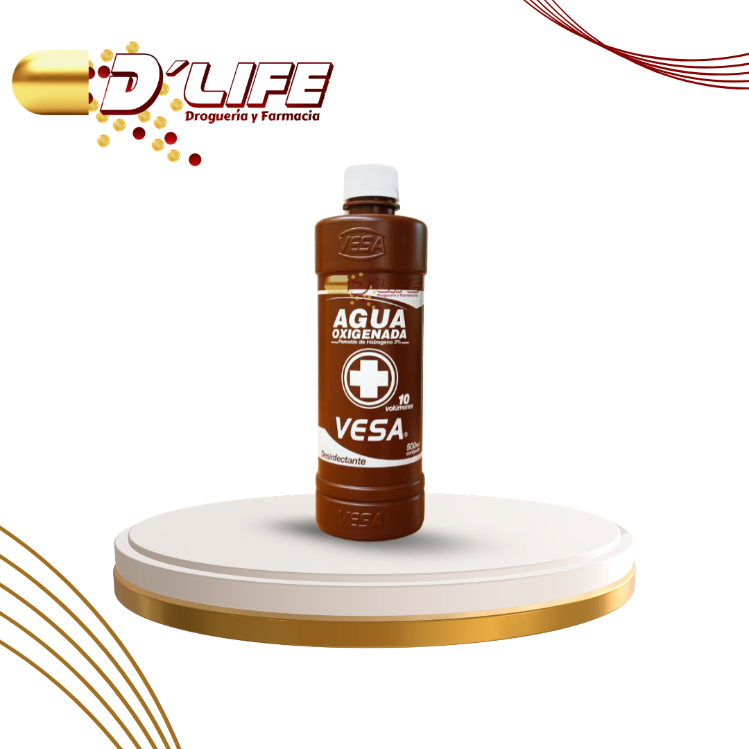 AGUA OXIGENADA 10 VOL X 500ML VESA