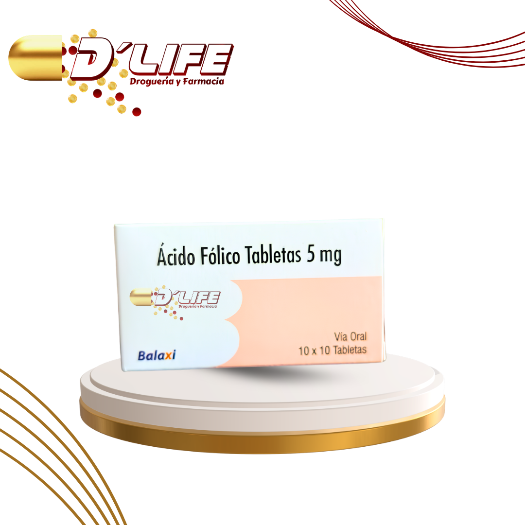 ACIDO FOLICO 5MG X 100 TABL. BALAXI