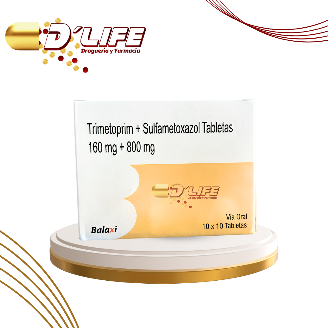 TRIMETOPRIM+ SULFA 160MG + 800MG X 100 TABL. BALAXI