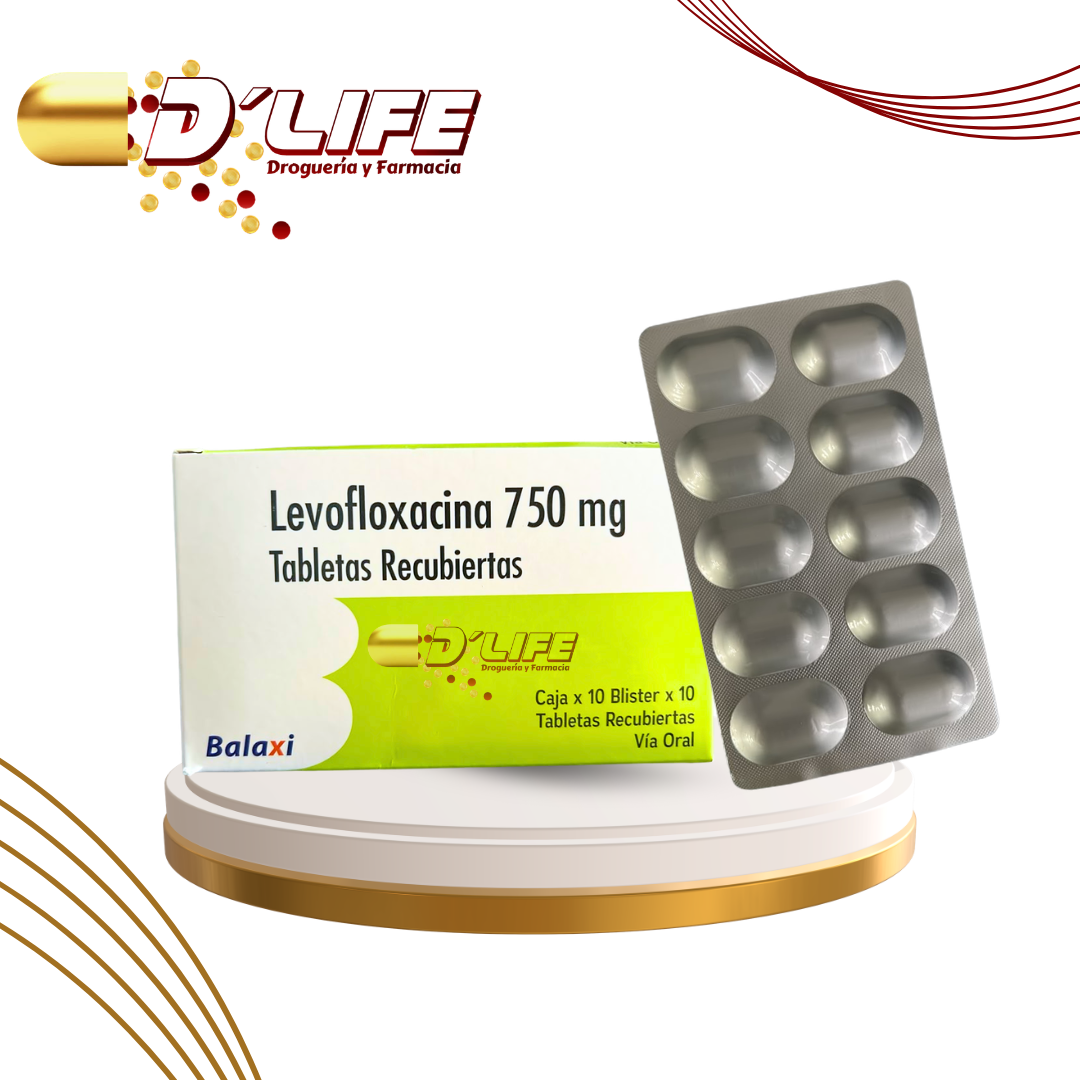 LEVOFLOXACINA 750MG BLISTER X 10TABL. BALAXI