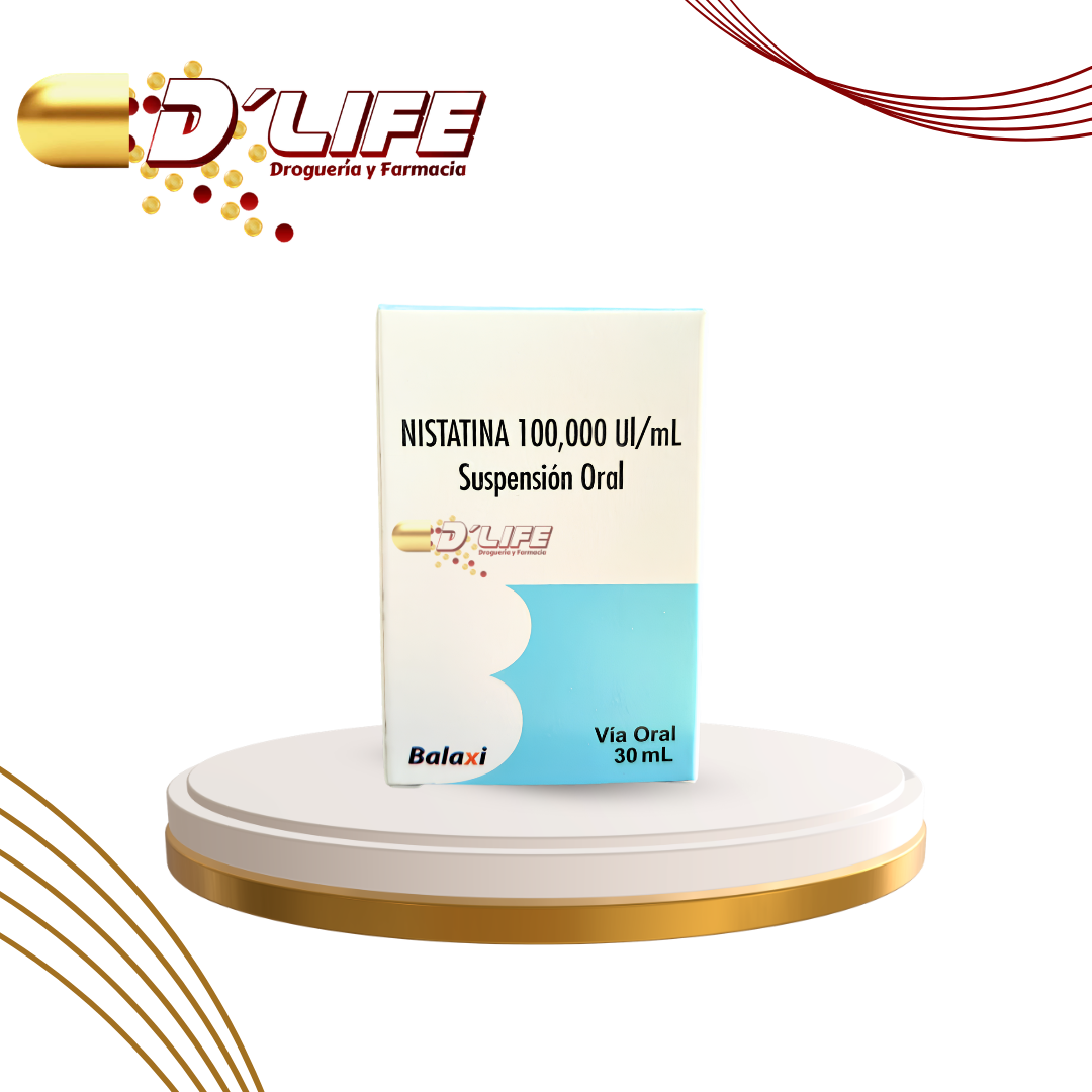 NISTATINA 100,000 UI/ML SUSP. ORAL BALAXI