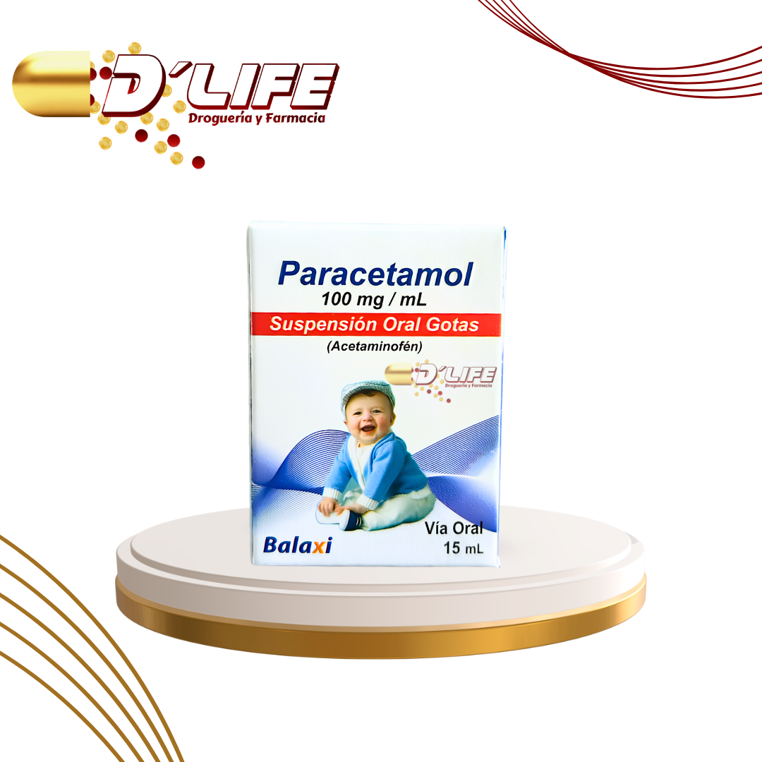 PARACETAMOL 100MG/15ML GOTAS BALAXI