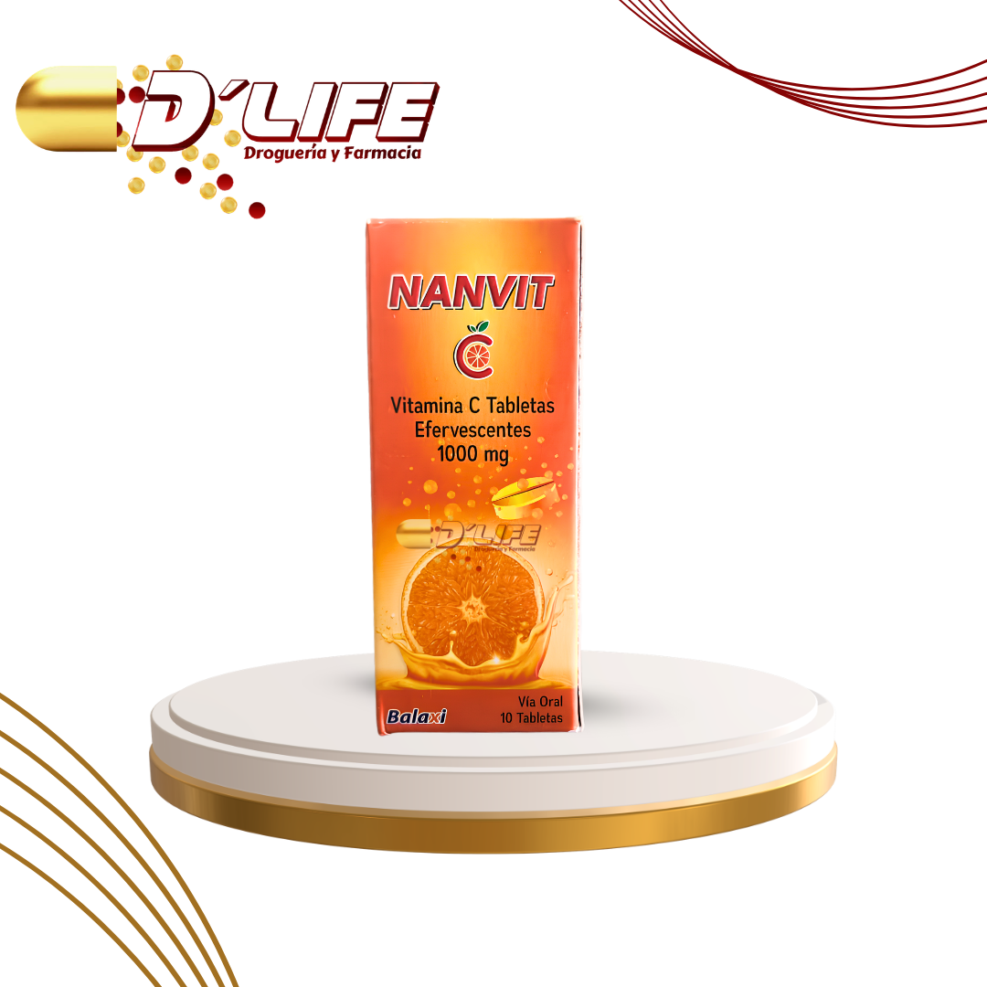 NANVIT-C X 10 TABL. EFERVECENTE 1000MG BALAXI
