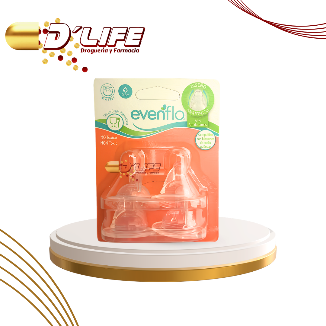 MAMON SILICON RECIEN NACIDO 4 UNIDADES EVENFLO