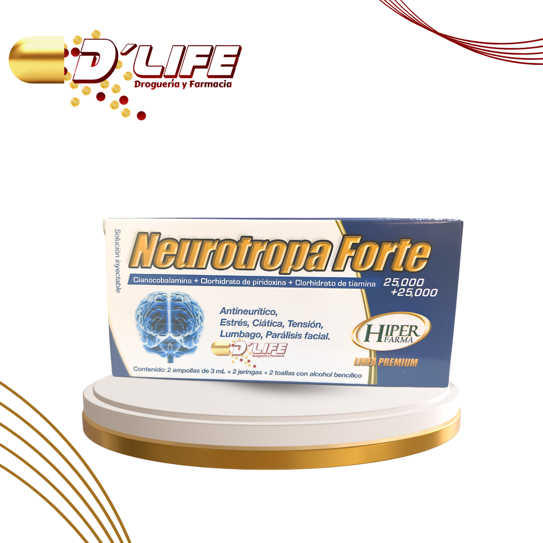 NEUROTROPA FORTE PLUS AZUL INY. HIPERFARMA