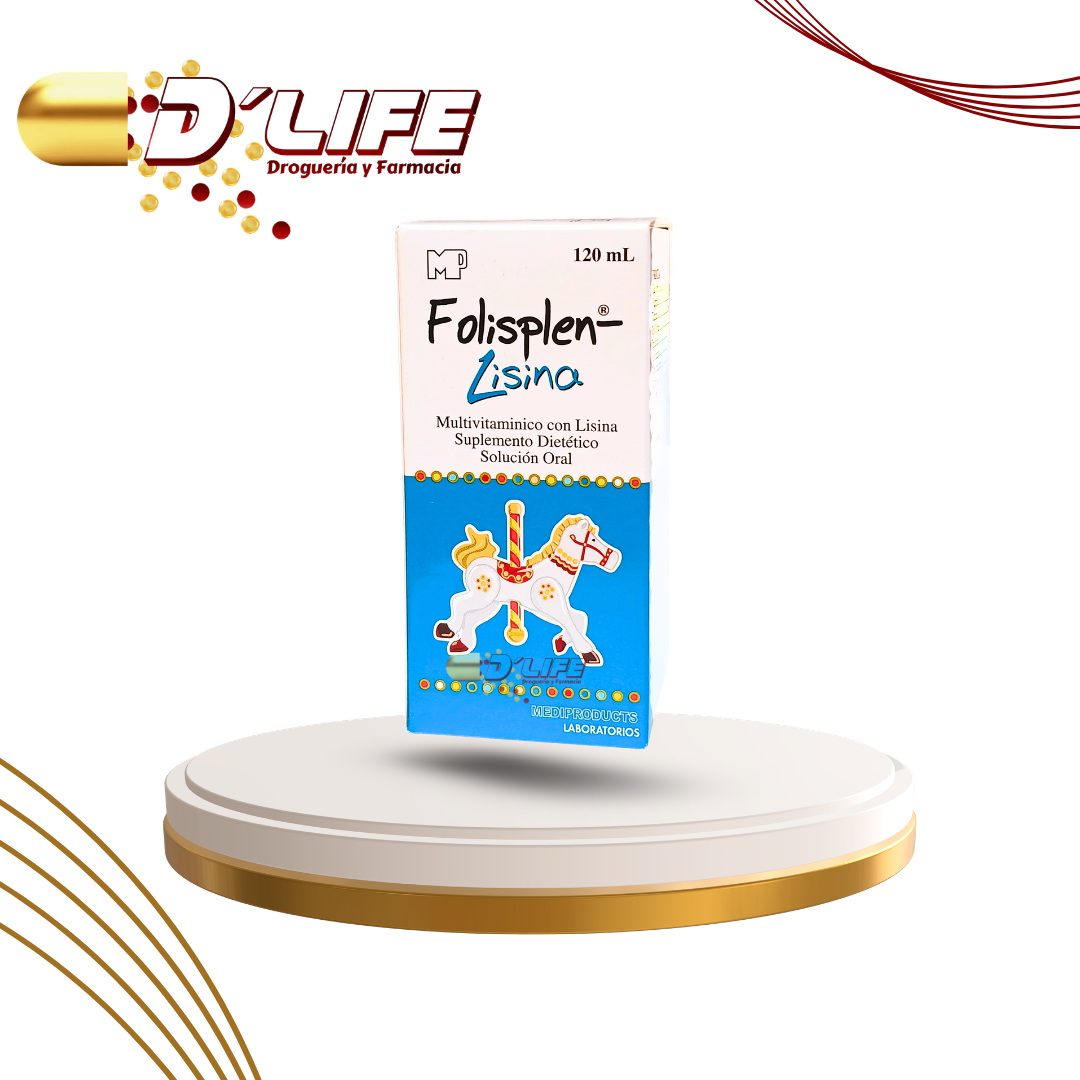 FOLISPLEN-LISINA JARABE X 120ML MEDIPRODUCTS