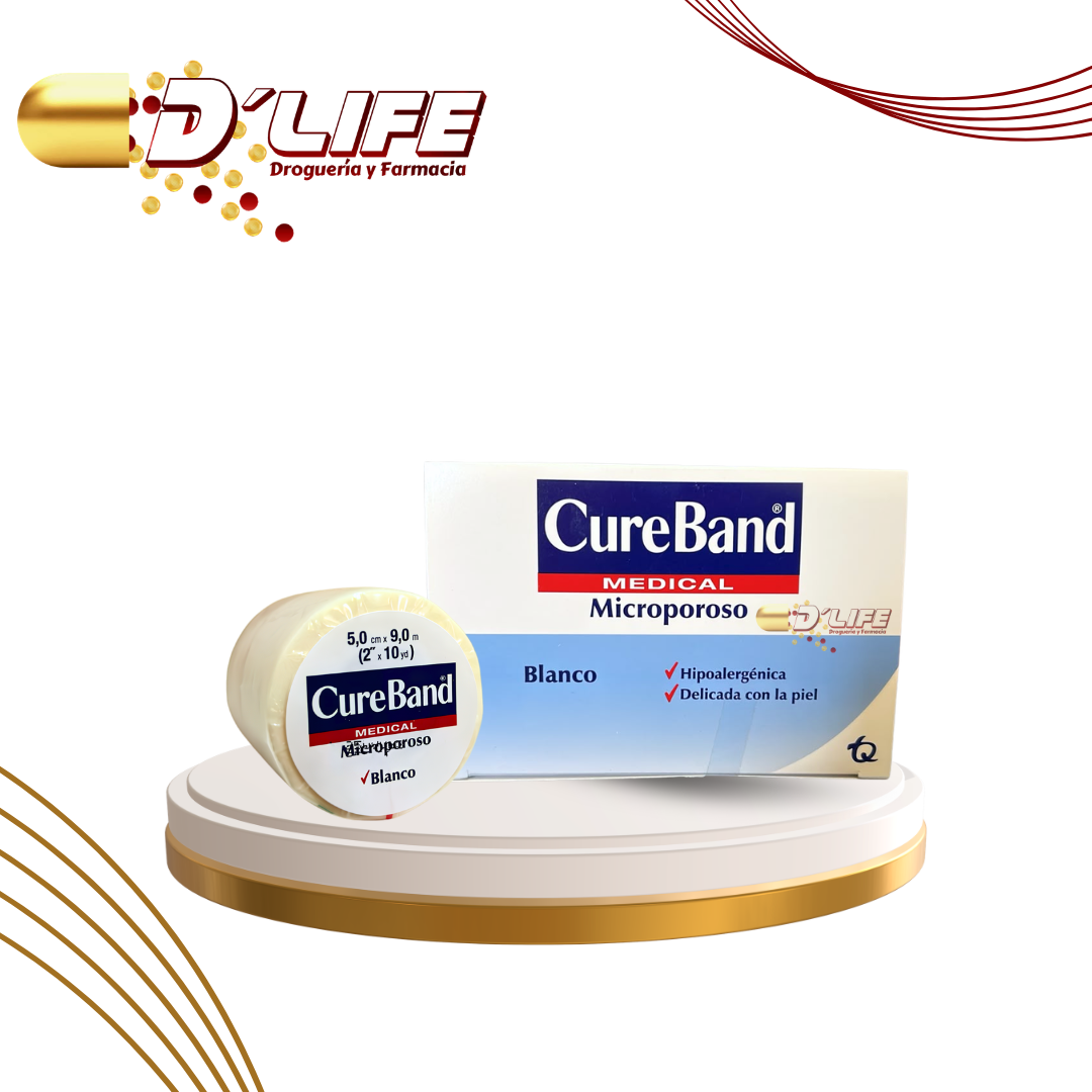 MICROPORE BLANCO 2 X 10 CUREBAND 