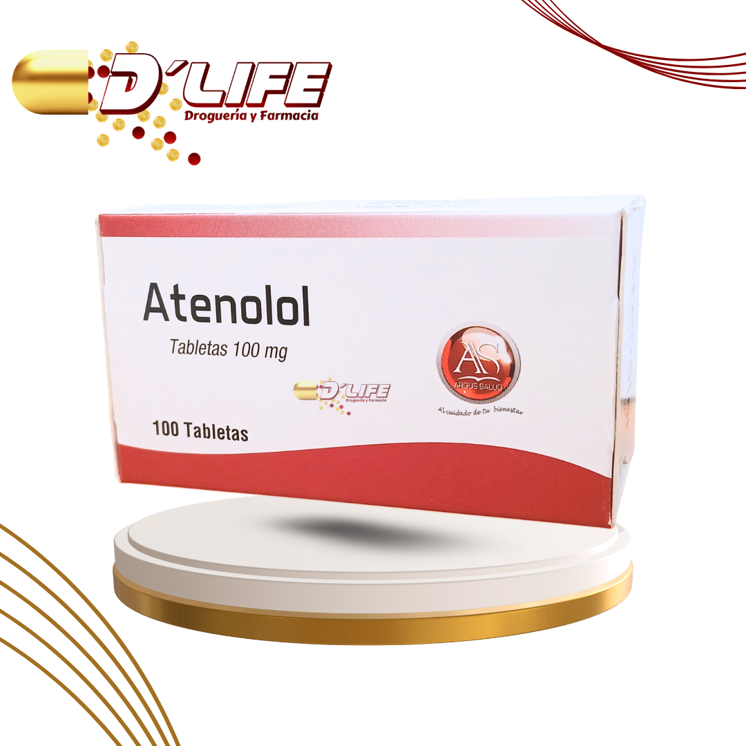 ATENOLOL 100MG X 100 TABL. ARGUS