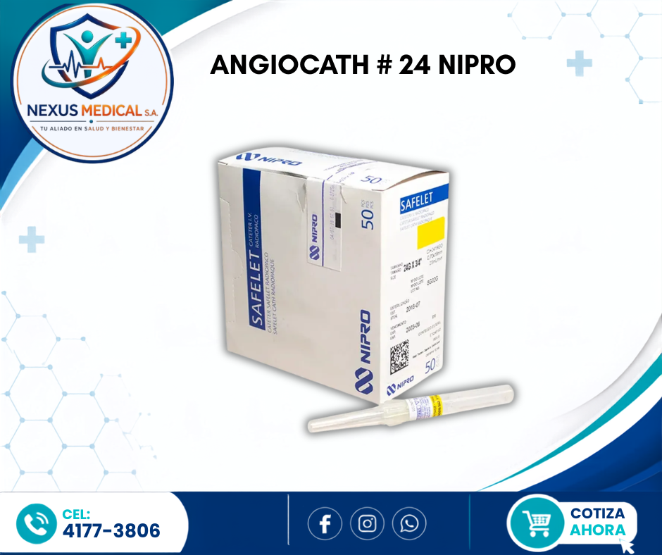 ANGIOCATH # 24 MARCA NIPRO - Nexus Medical S.A.