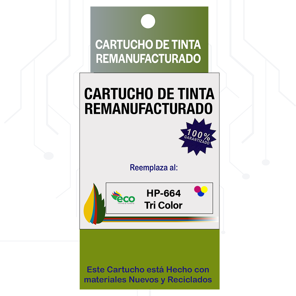 Cartucho  HP 664 Color generico