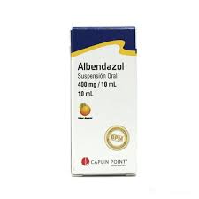ALBENDAZOL SUSPENSION ORAL 10ML (400MG/10ML) CAPLIN  - FARMACIA NUEVO MILENIO