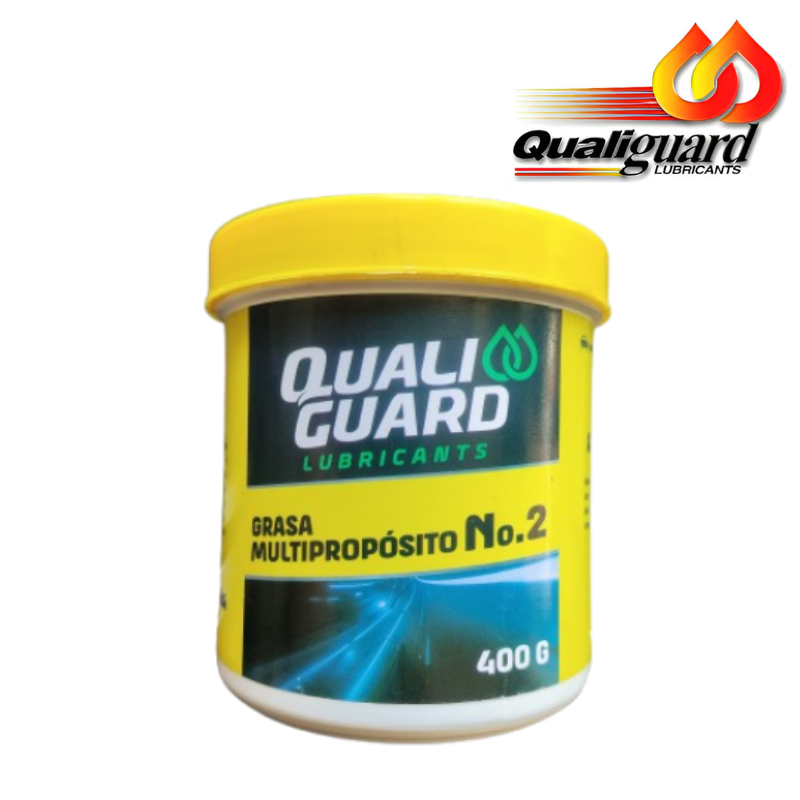 Tarro Grasa #2 Ambar (450g) Chasis Multipropósito Qualiguard - Repuestos y Lubricantes Vicent's