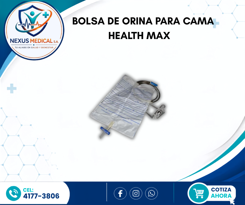 BOLSAS DE ORINA PARA CAMA HEALTH MAX  - Nexus Medical S.A.