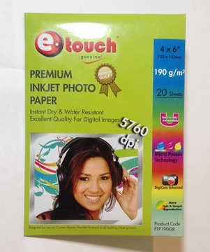 Papel Foto 4 x 6 e touch