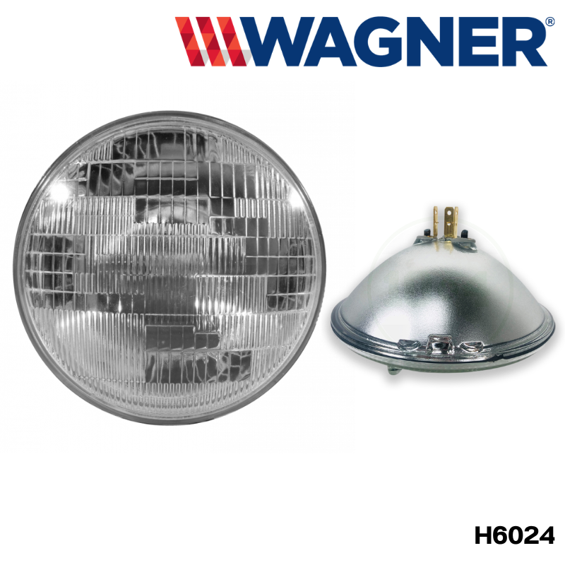 Silvin H6024 Wagner 12V H-4 3P 7" Redondo  - Repuestos y Lubricantes Vicent's