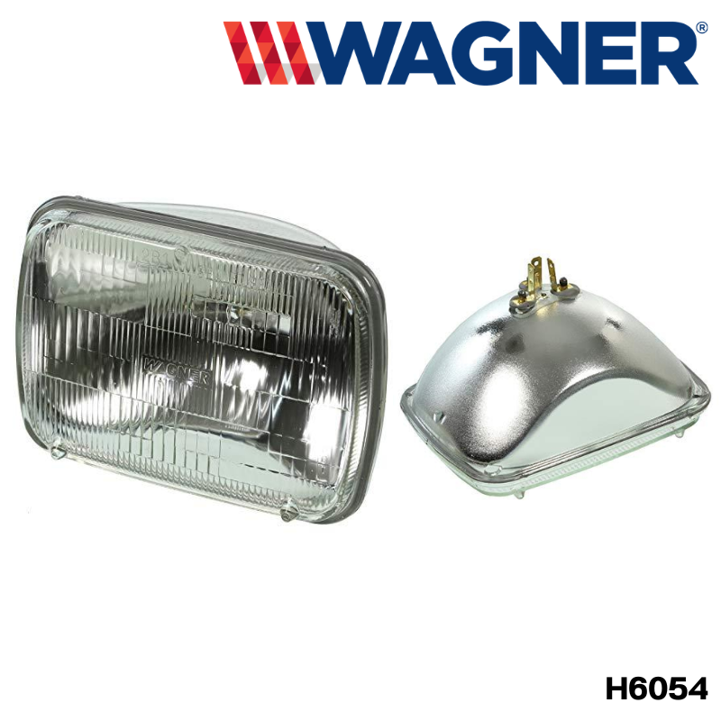 Silvin H6054 Wagner 12V H-4 3P 7x6" Rectangular  - Repuestos y Lubricantes Vicent's