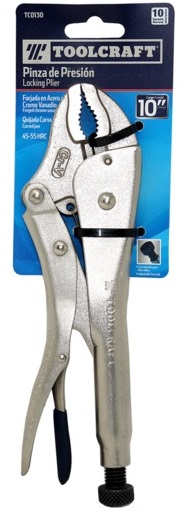 VISE GRIP MORDAZA CURVA 10" TC0130 - TOOLCRAFT - DIFER