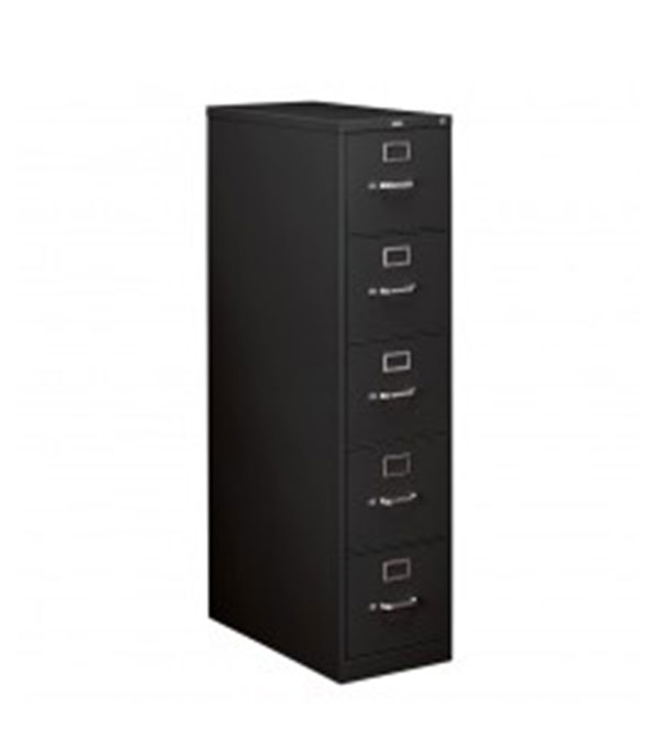 Archivo de 5 Gavetas Negro