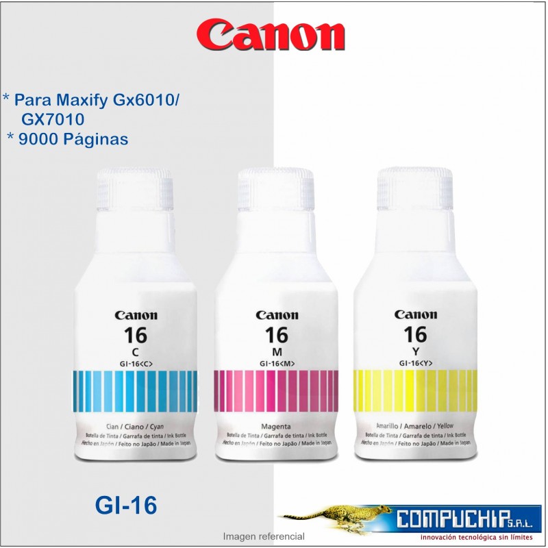 Tinta canon GI-16 Original Color 
