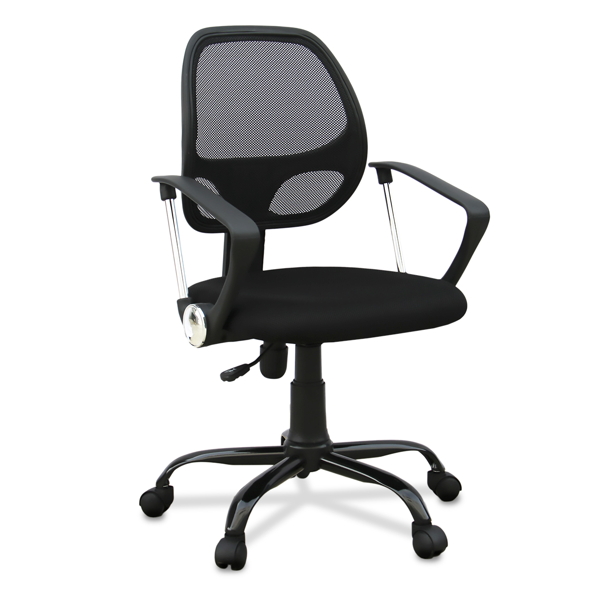 Silla Secretarial de Brazo con Respaldo de malla