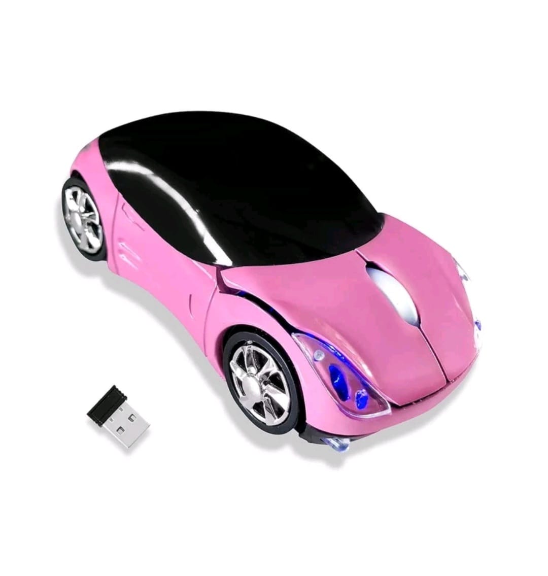 Mouse de carro rosado. - Govania, S.A