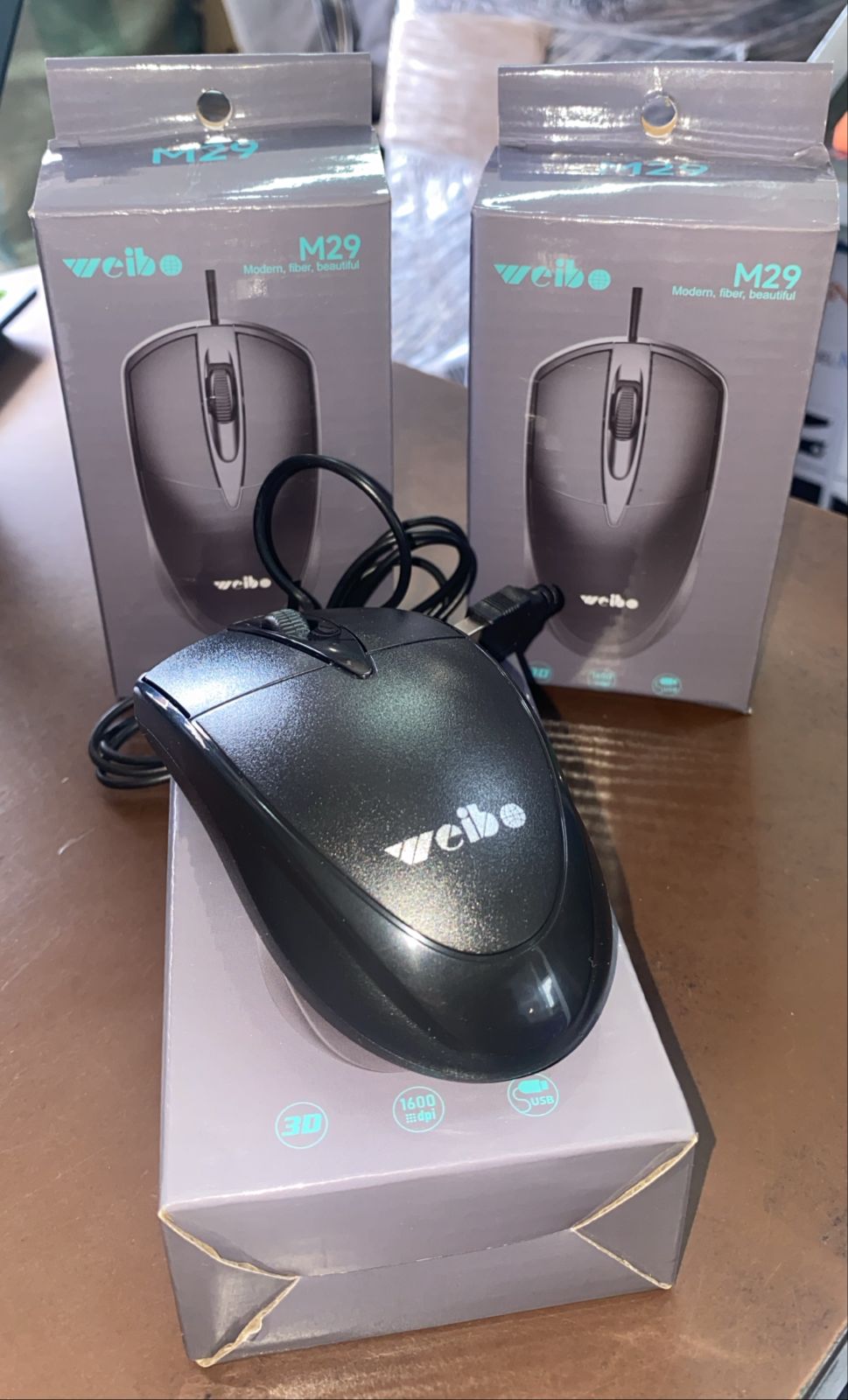 Mouse Weibo Gris  M29 
