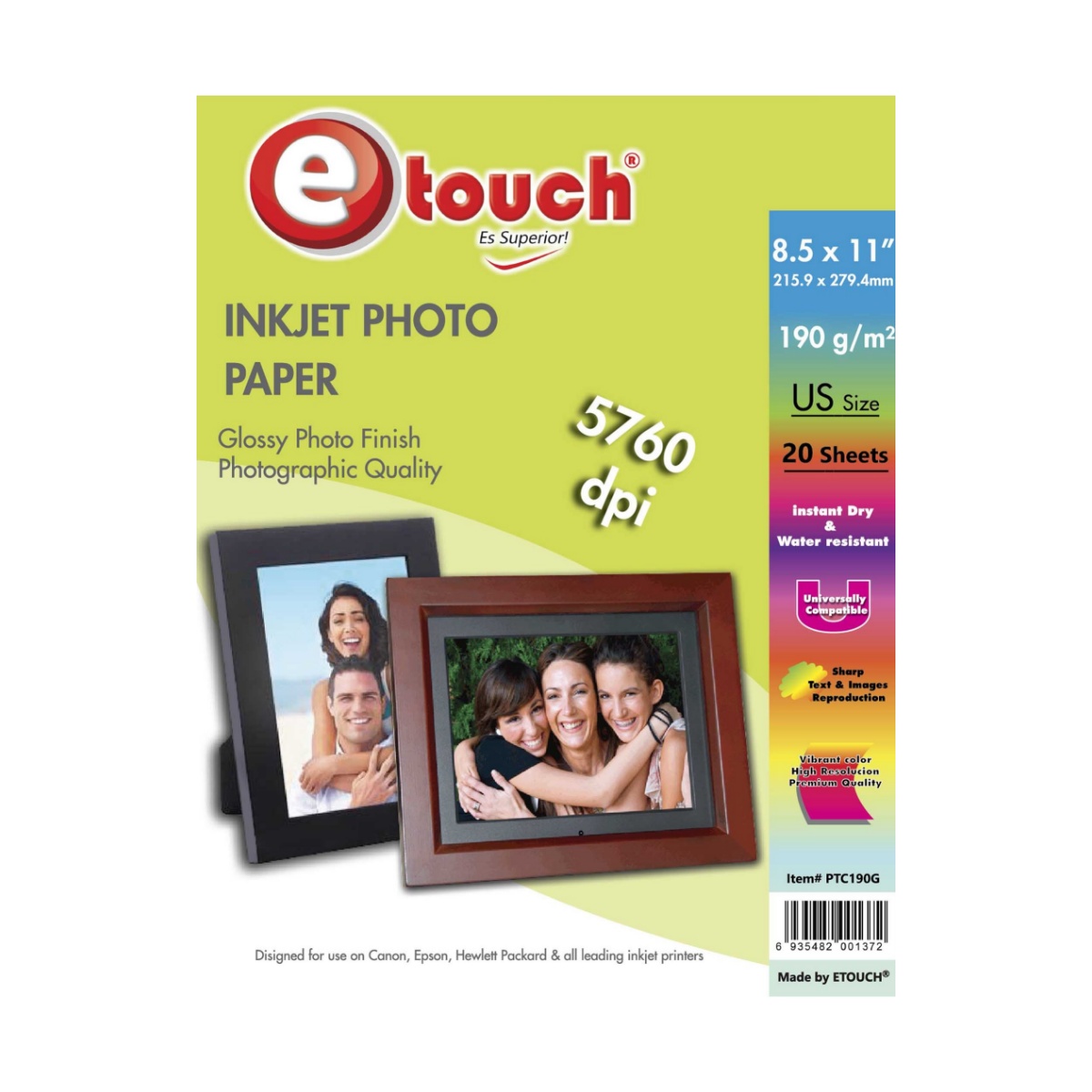 Papel Fotografico e touch