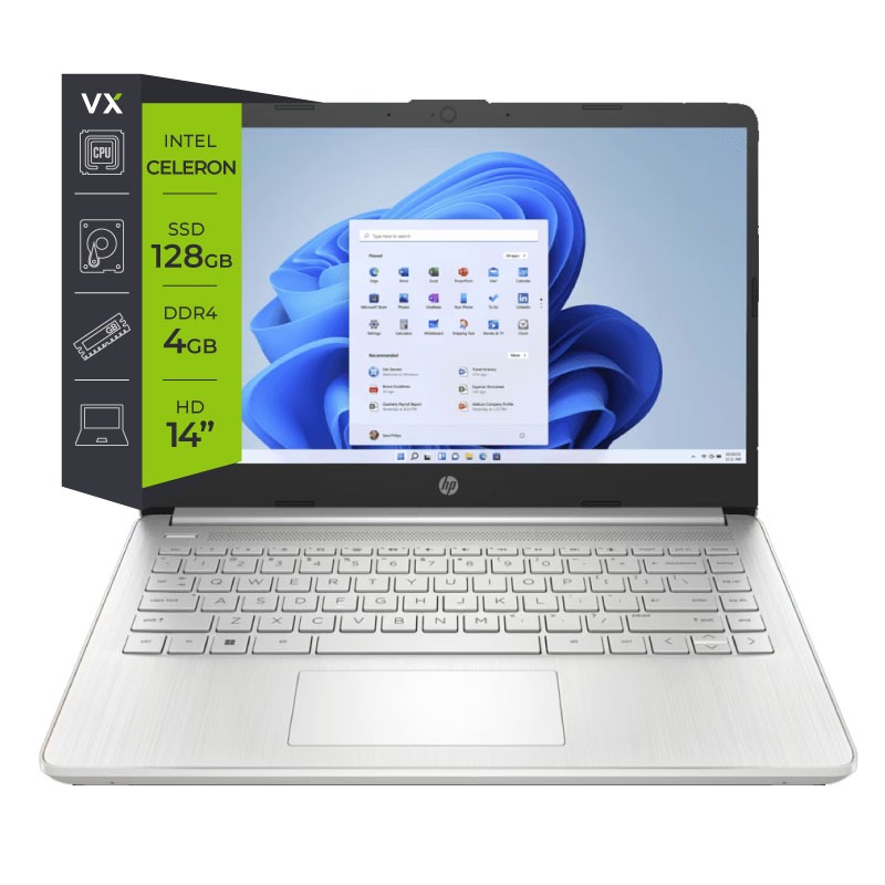 Laptop HP  14-DQ0532LA 4GB RAM / 128GB SSD 