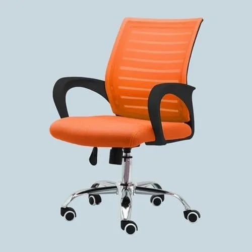 Silla Mesh Naranja/Negro H7