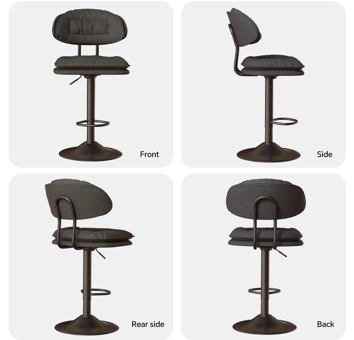 Silla Bar gris L-G