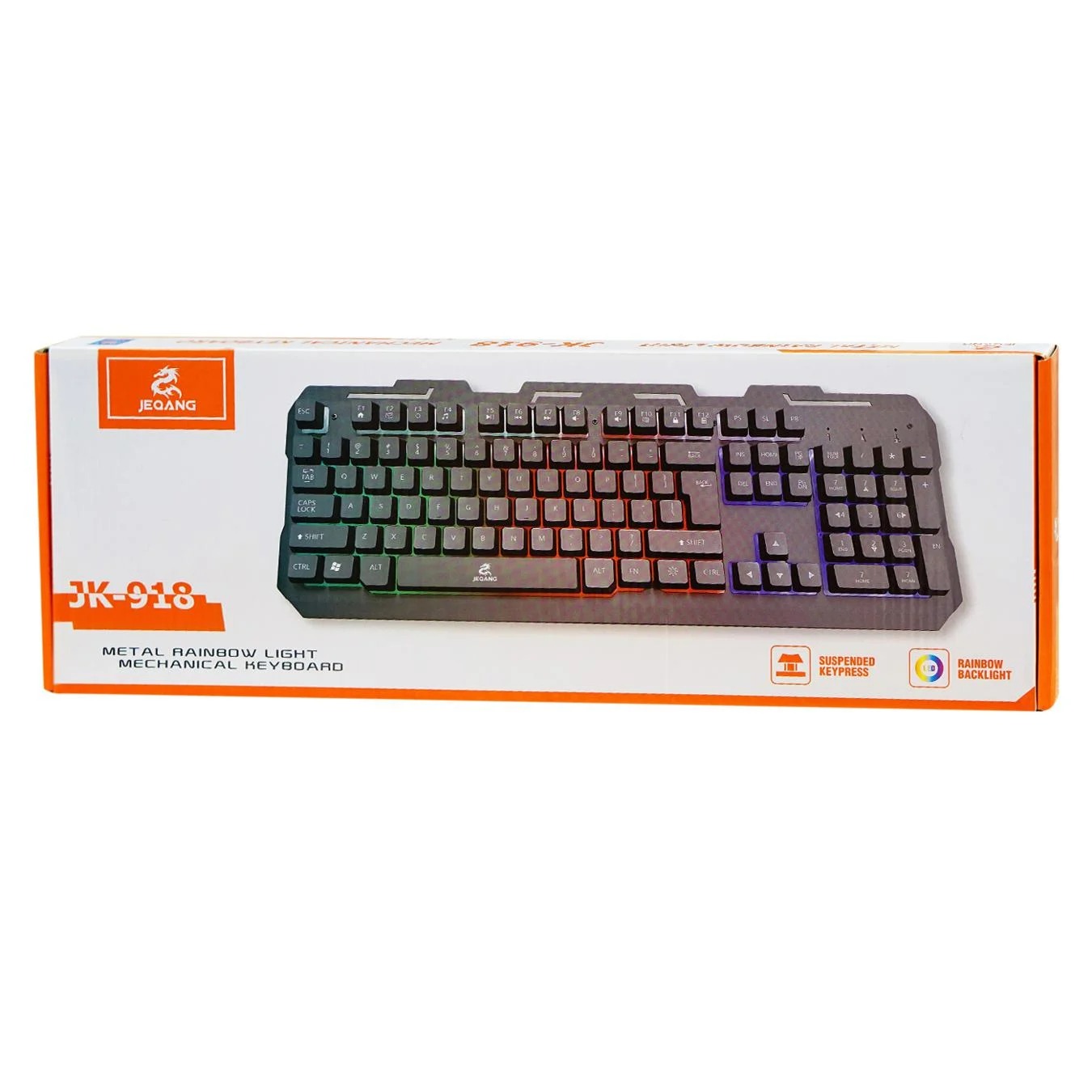 Teclado Gaming JK-918 con soporte para celular 