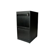 Archivo de 2 gavetas negro  - Corporación Hightechnology