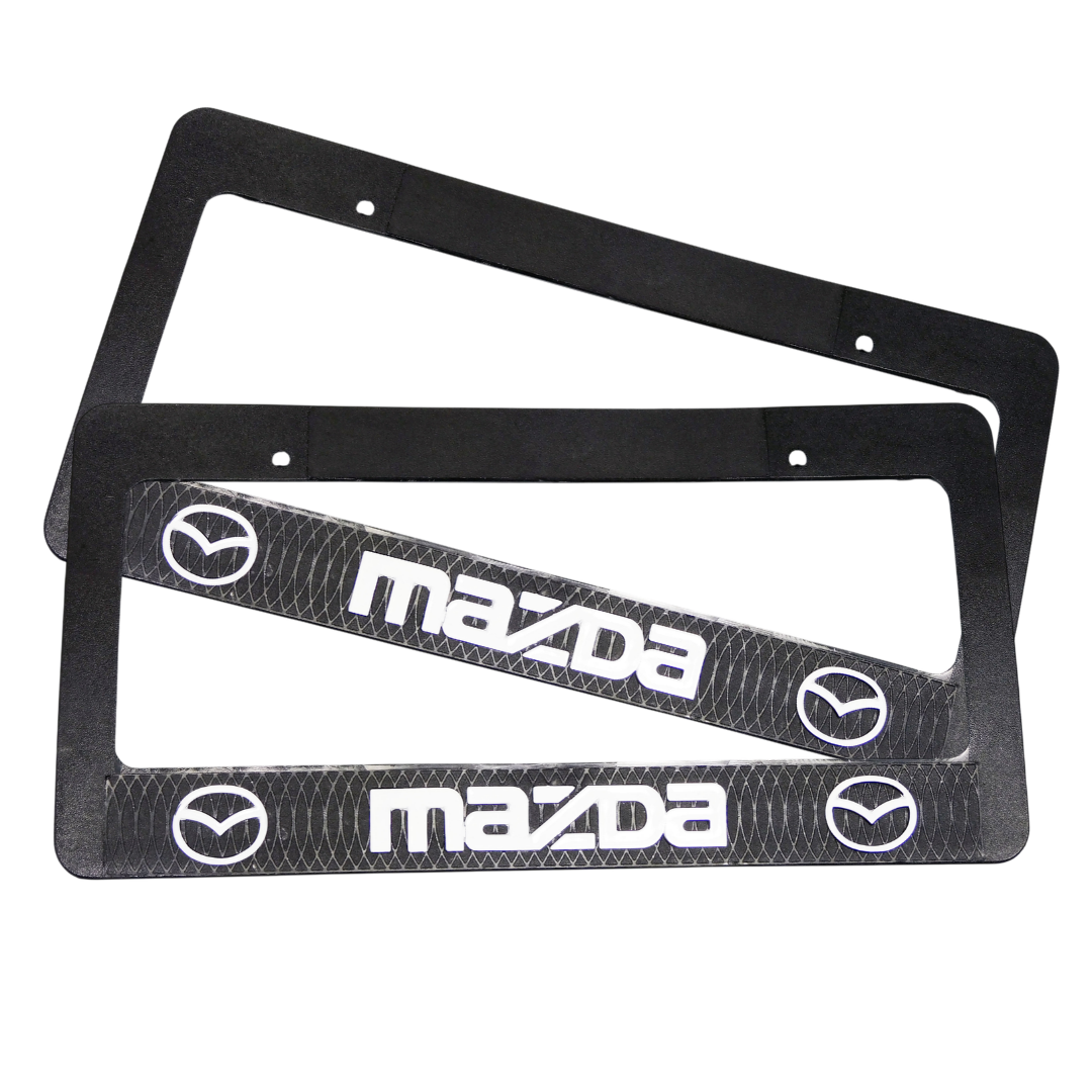 Porta Placas MAZDA Cromo 2 pzs  - Repuestos y Lubricantes Vicent's