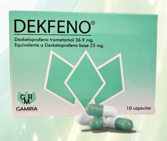 DEKFENO 25MG CAJA X 10 CAPSULAS - INVERSIONES GAMIRA, SOCIEDAD ANONIMA