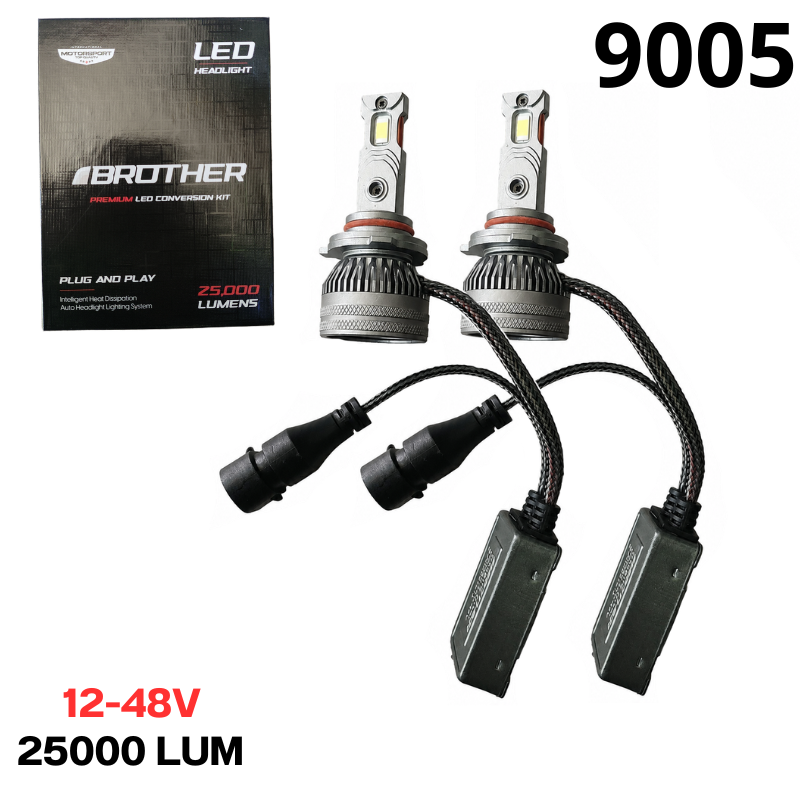 Bombilla 9005 Led V25 Brother (07908) 25000 LUM  - Repuestos y Lubricantes Vicent's