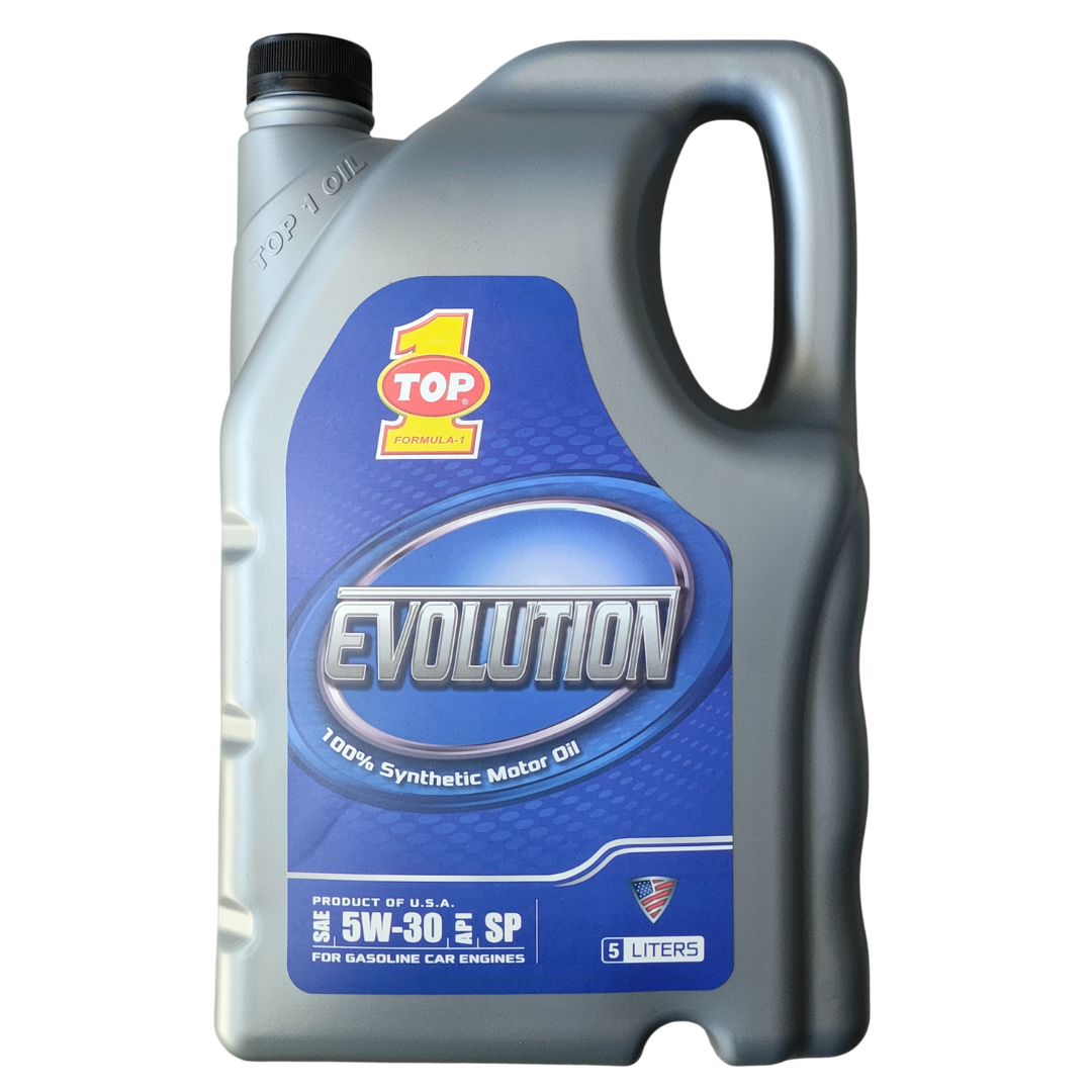 Garrafa 5W-30 TOP1 Evolution Full Synthetic API SP - Repuestos y Lubricantes Vicent's