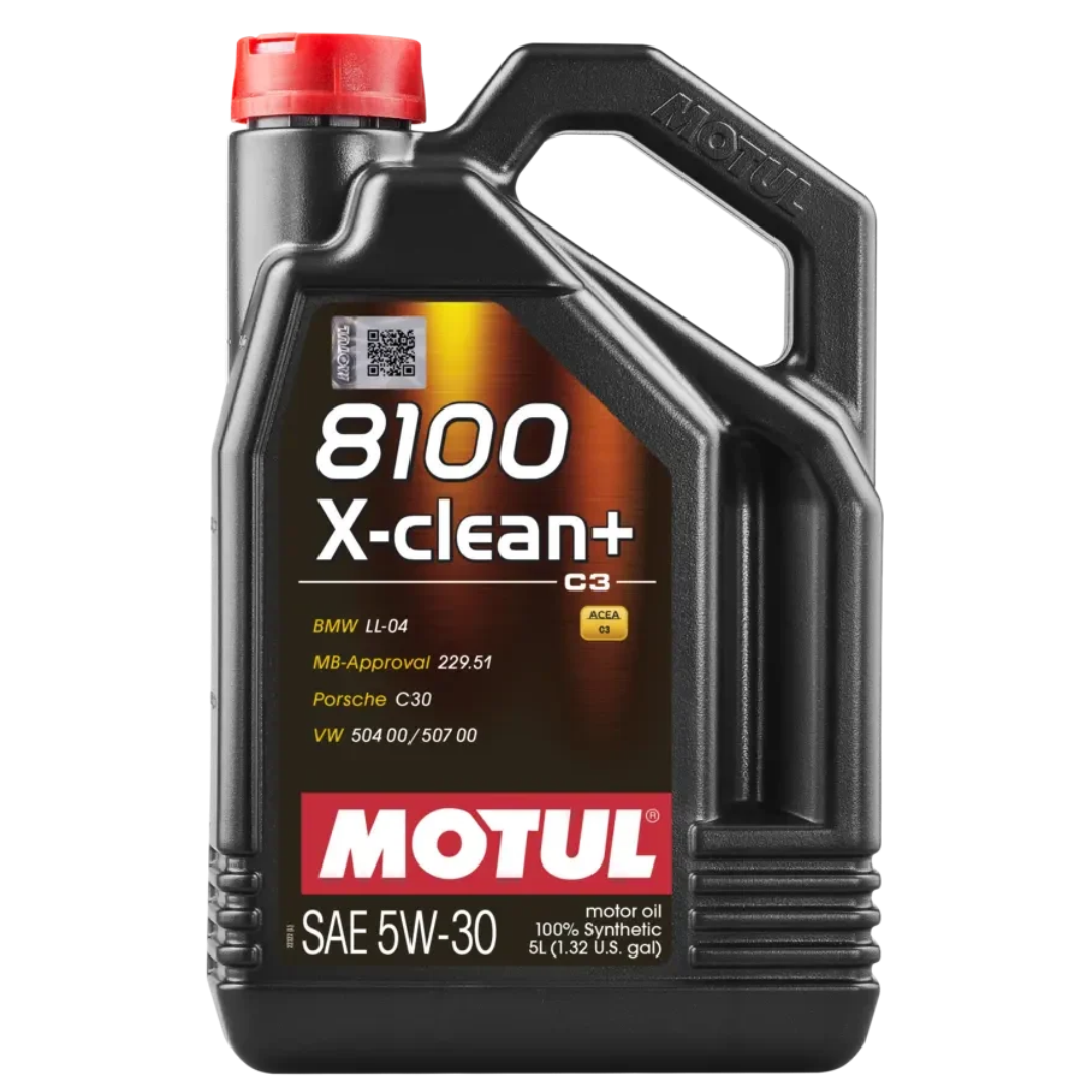 Garrafa Motul 8100 5w-30 X-Clean+ Full-Synthetic Gas y Diesel - Repuestos y Lubricantes Vicent's