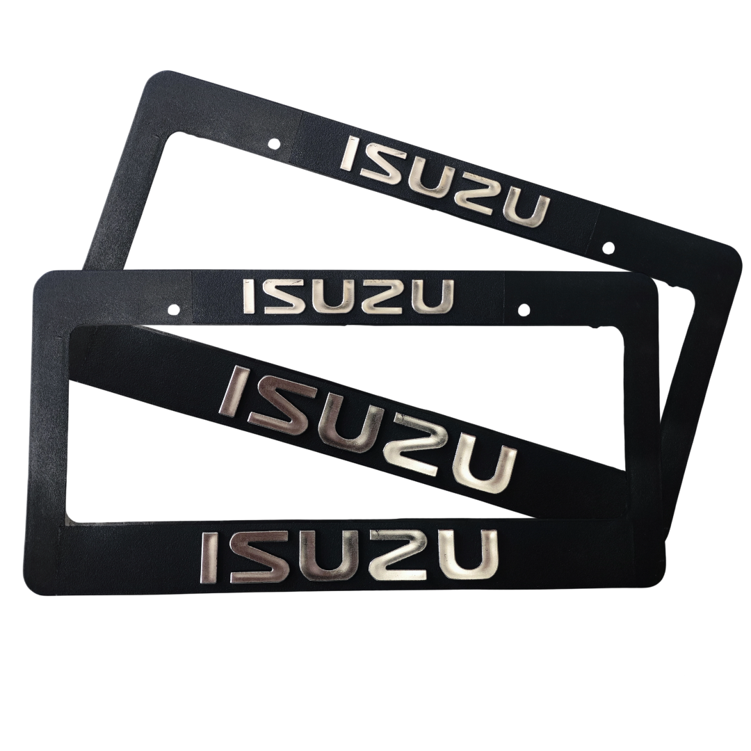 Porta Placa Isuzu 3D Cromo ACCU052435 2 pzs  - Repuestos y Lubricantes Vicent's