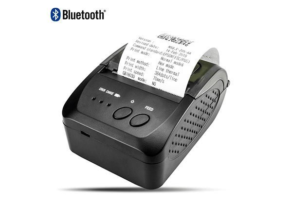 Impresora térmica de recibos Bluetooth portátil