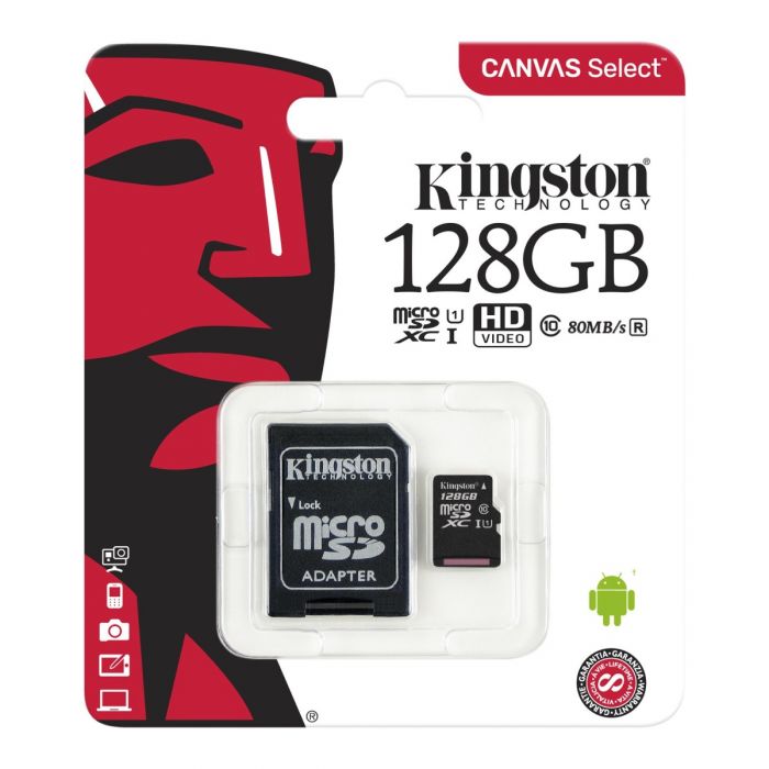 Micro SD 128GB Kington