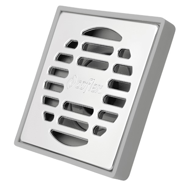 REPOSADERA 4X4 PLASTICA CROMADA PC161 - COFLEX - DIFER