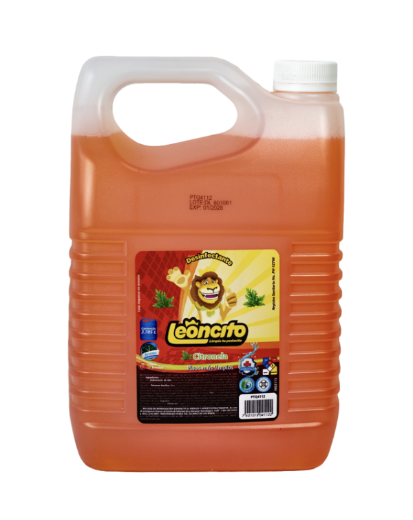 Galón de desinfectante Leoncito Citronela - 