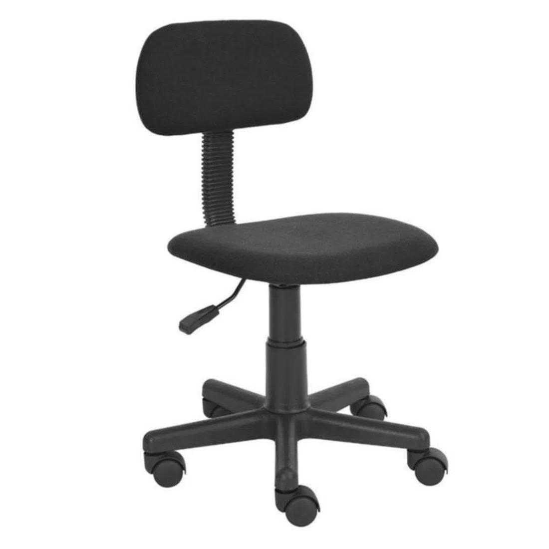 Silla nueva secretarial  negra  (sencilla) - Corporación Hightechnology