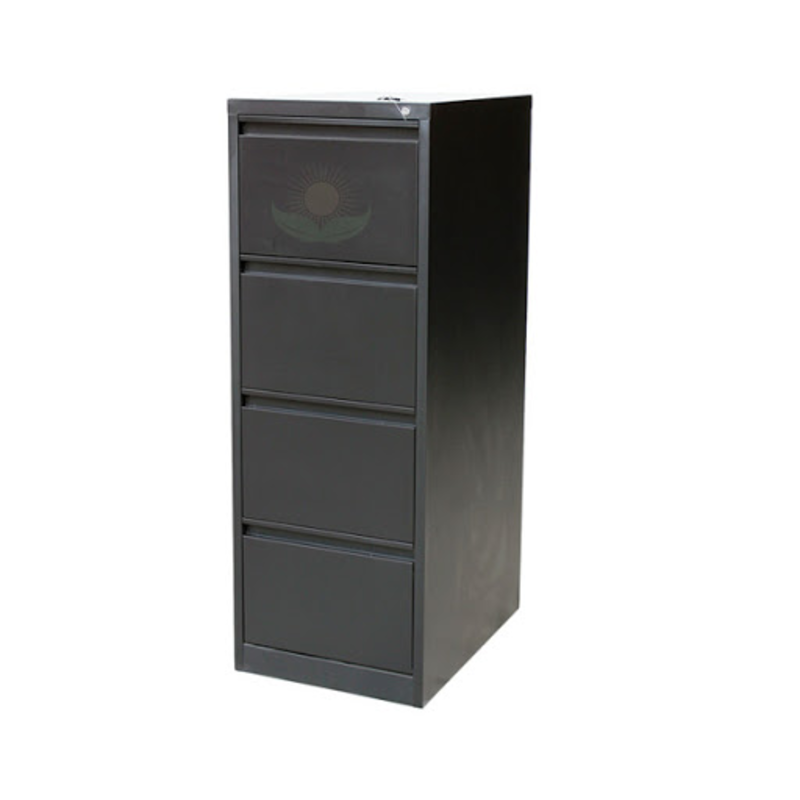 Archivo de 4 gavetas Negro 