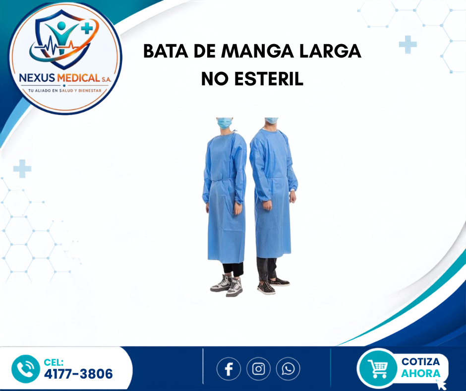 BATA NO ESTÉRIL TALLA L UNI.  - Nexus Medical S.A.