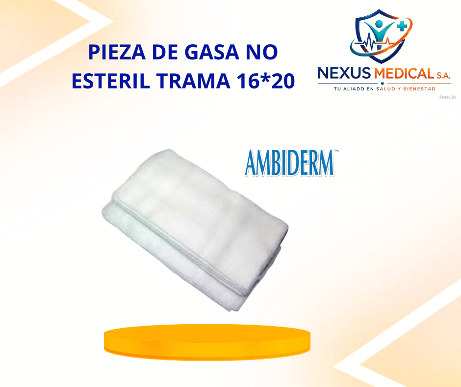 PIEZA DE GASA 16*20 36"*100 YDS MARCA AMBIDERM (NO ESTÉRIL) - Nexus Medical S.A.