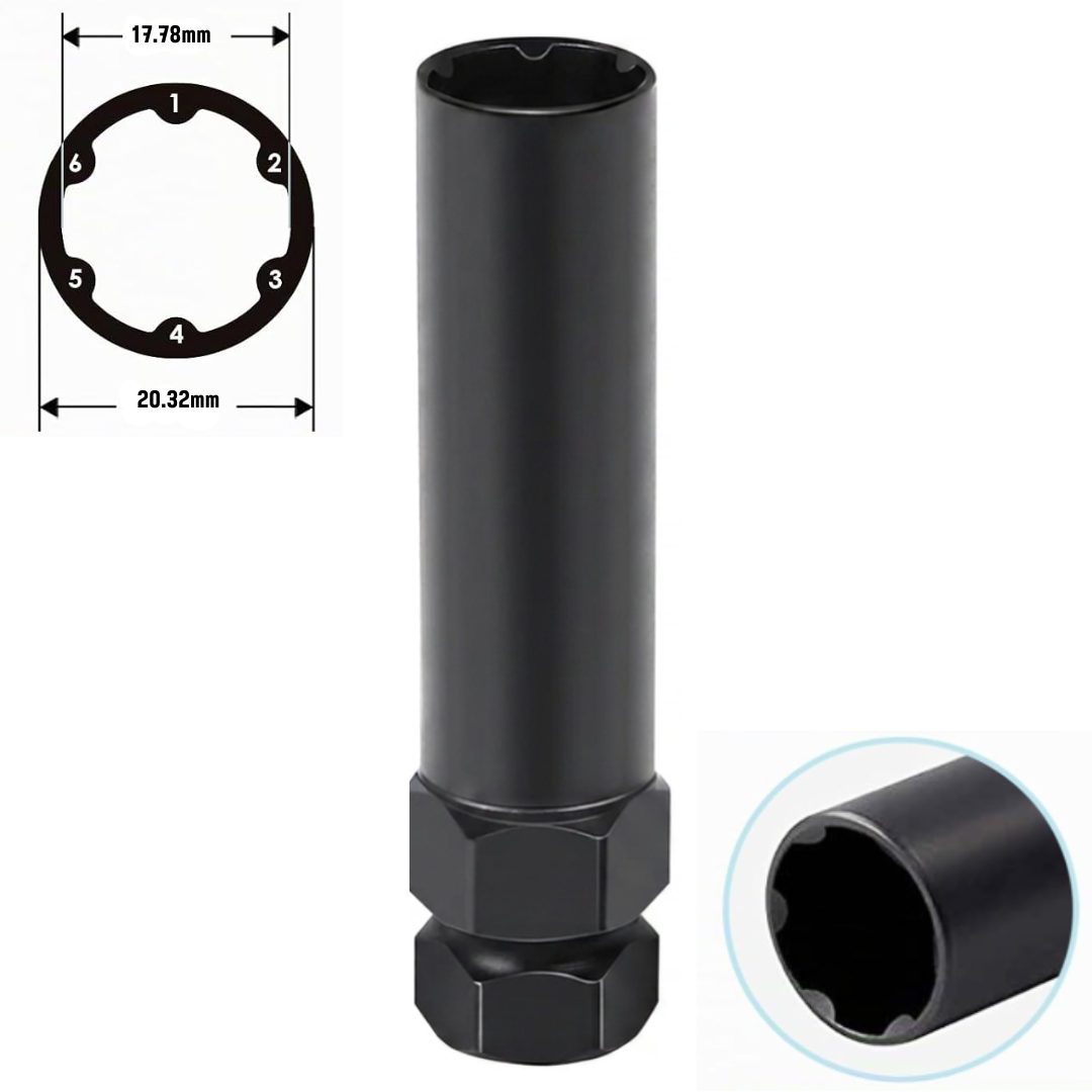 Llave de Seguridad Para tuerca de (6 Puntos) - Repuestos y Lubricantes Vicent's