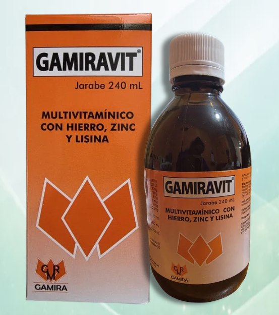 GAMIRAVIT JARABE 240 ML - INVERSIONES GAMIRA, SOCIEDAD ANONIMA